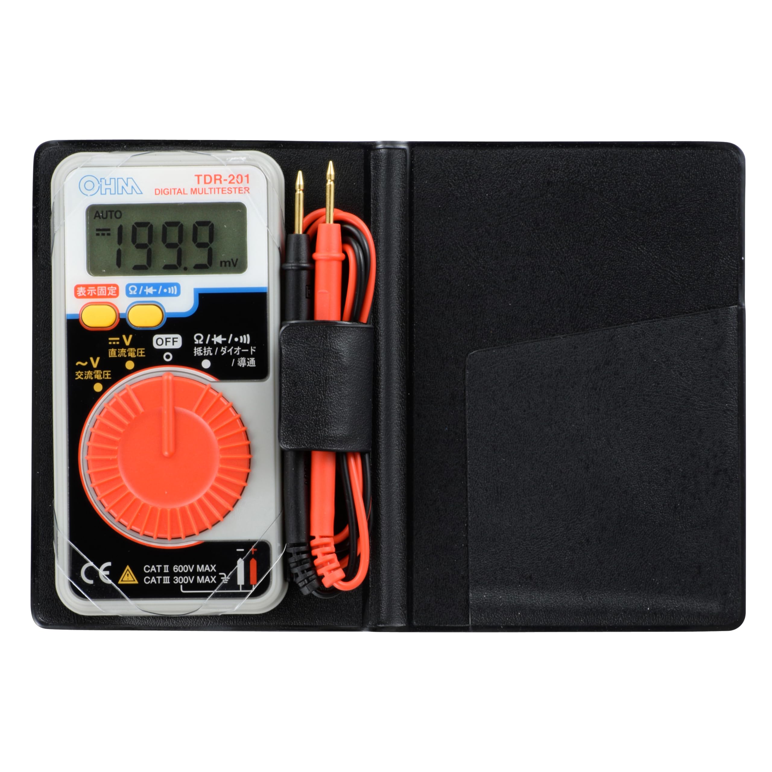 (未使用･未開封品)　オーム電機(Ohm Electric) デジタルマルチテスター TDR-201 p1m72rm デジタルマルチテスター_TDR-201 09-2002｜通販ならオーム電機